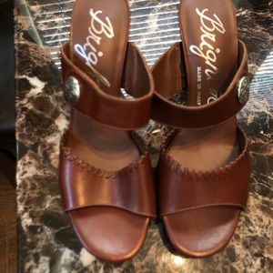 Brown High Heel shoes by Brighton. Size 7.